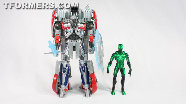 Silver Knight Optimus Prime Target Exclusive Leader Class Transformers 4 Age Of Extinction Movie Toy  (19 of 38)